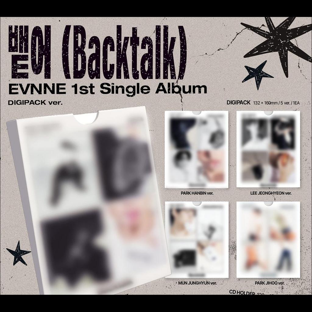 EVNNE [Backtalk] Digipack ver. / 1st Single Album + Free Gift