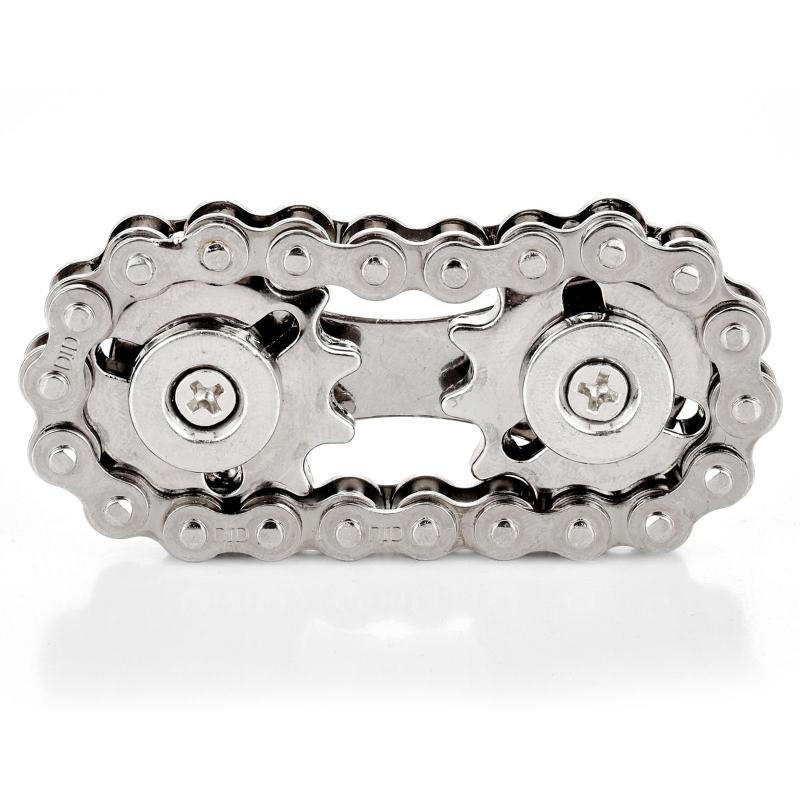 Steering Wheel Fingertip Gyroscope Sprockets EDC Chains Toy Roadbike Swivel
