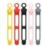 Silicone Cable Tie Earphone Phone Charger Computer Power Cord Bundling