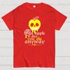 Poisoned Apple a Day Cotton Summer Casual Cool Loose T-Shirt