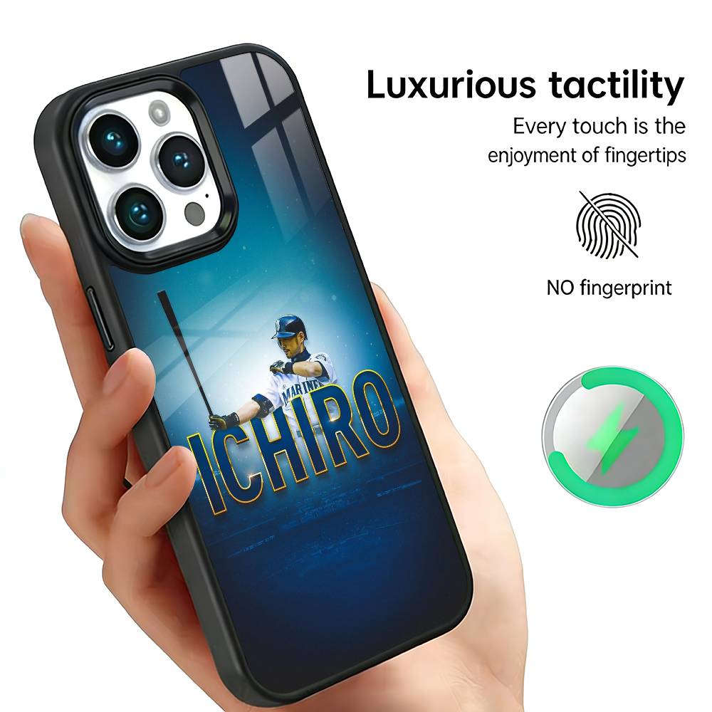 Baseball player I-Ichiro Suzuki Phone Case For iPhone17,16,15,14,13,12,11 Plus,Pro Max For Magsafe Wireless Charging