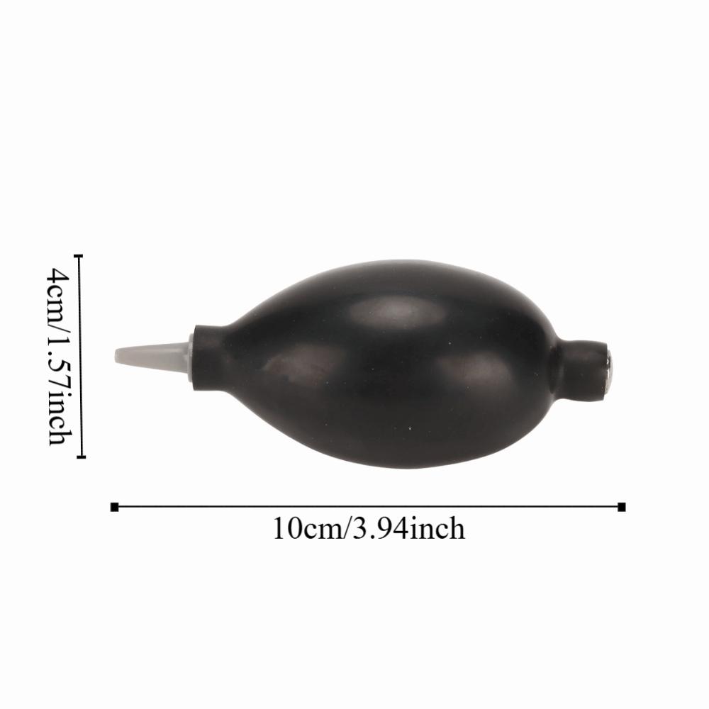 Multi-Surface Use Black Small Bulb Blower Soft Rubber Mini Size Air Puffer Mini Squeeze Ball Pump Watch Electronics