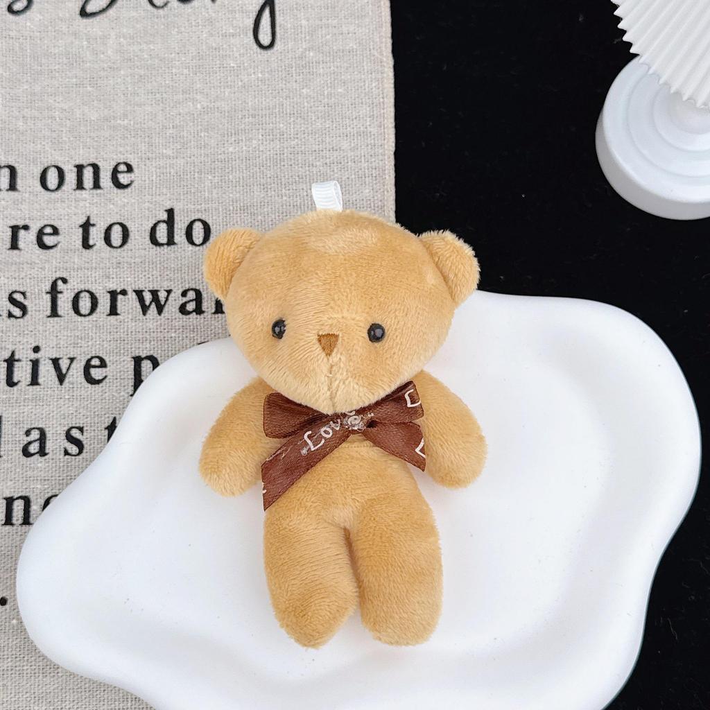 Portachiavi Ciondolo Tuta Peluche Orsacchiotto - Piccolo Giocattolo Regalo