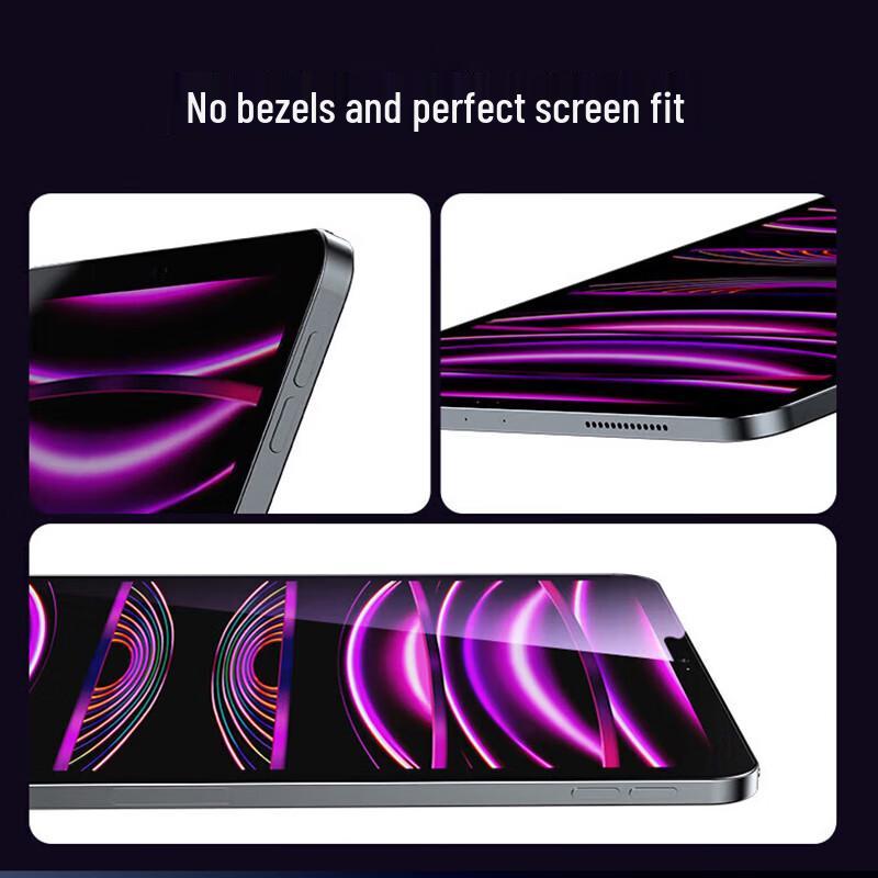 JPLAYER Tempered Glass & Paper-like Screen Protectors for Apple iPad