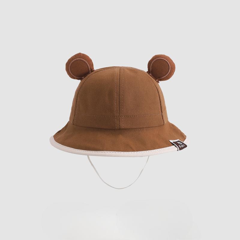 

Baby Hat Spring and Autumn Cute Sun Visor Fisherman Hat Men and Women Baby Windproof Pot Hat Breathable Outdoor New Style Super Cute (46-50cm)