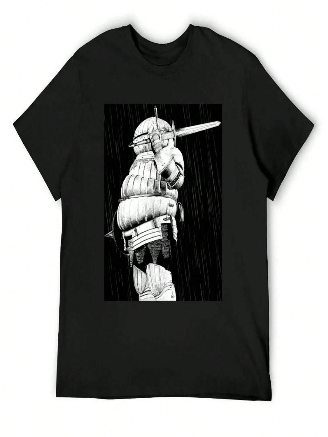 Catarina Knight T-Shirt Luxury Designer Kawaii Clothes Anime Aesthetic Clothes unisex Workout Shirt S разноцветный