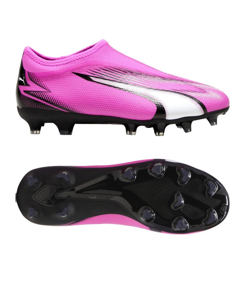 Puma Ultra Match Ll FG/AG Soccer Shoes Pink/Black/White