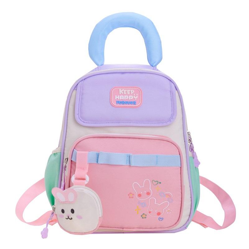 Schoolbag Kindergarten School Bag Children 1 Year Old 1 Child Boys Girls Lightweight Ridge Protection Cute Cartoon Baby Backpack Backpack