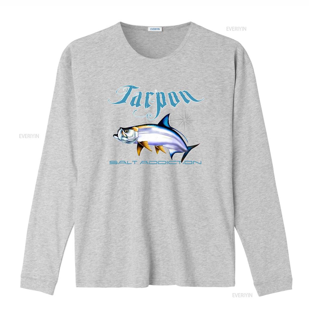 Salt Addiction Tarpon Fishing T Shirt Flats Design with Life Rod Reel Lure Baits vintage Washed Stylish Stretched graphic Soft