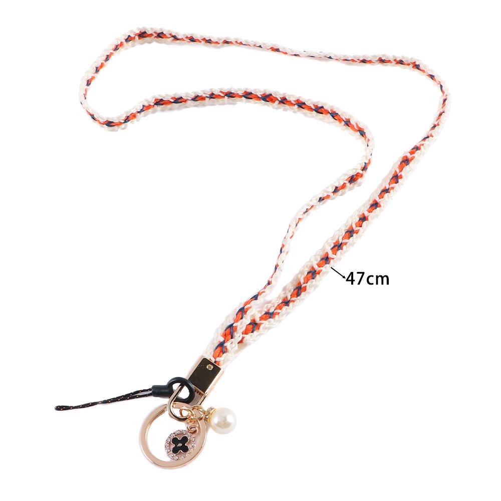 Woolen Braid ID Card Holder Lanyard Neck Strap Phone Lanyard Keychain Lanyard Mobile Phone Straps
