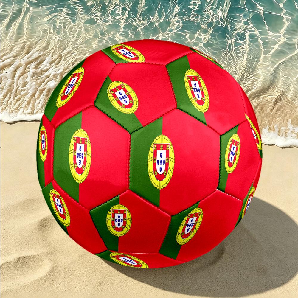 1pc 2026 Classic Flag Soccer Ball Size 5, Machine-stitched, Suitable for Practice Matches/tournament Training Sports, Lightweight and Durable. C7017
