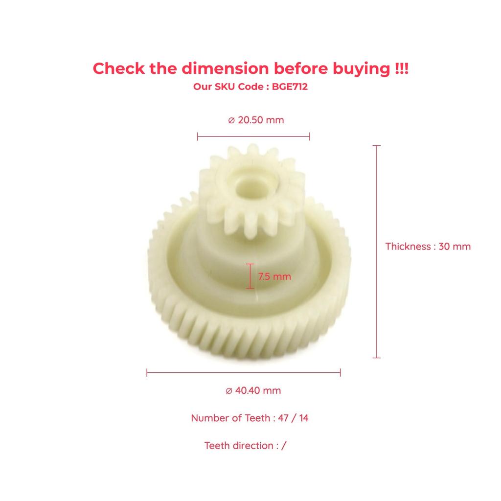 BGE712 Priekšējās sēdvietas drošības jostas spriegotāja padeves motora remonta zobrats priekš Mercedes E klases W207 C207 A207 2009-2017 Kabriolets Kupeja A2078600182