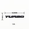 Samolepka na auto Turbodmychadlo z kovové slitiny 3D Odznak pro úpravu auta Příslušenství na zadní straně Označení na boku Dekorativní samolepka na auto
