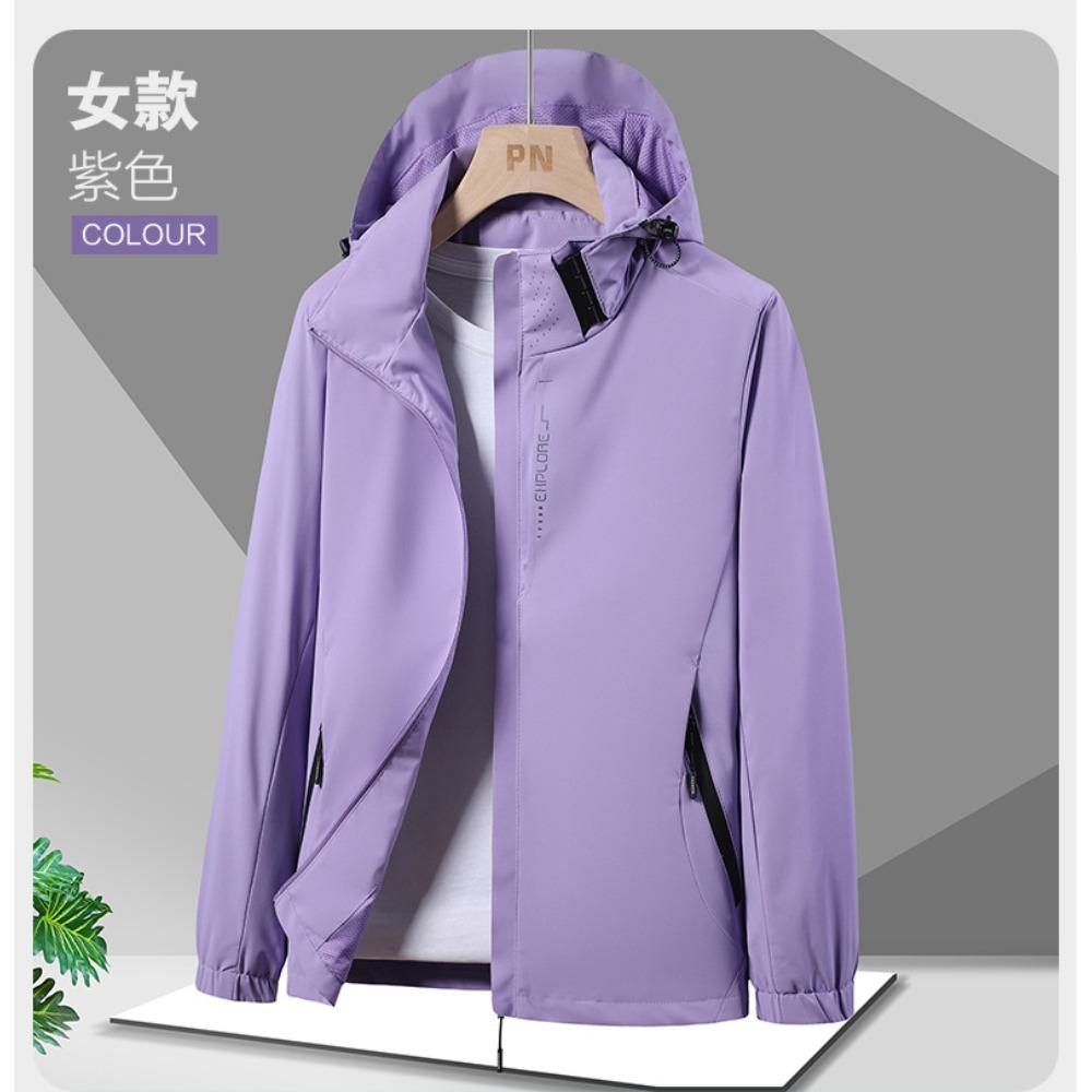 

New jacket outdoor couple jacket hooded waterproof windproof jacket men s mountaineering suit 4xl
