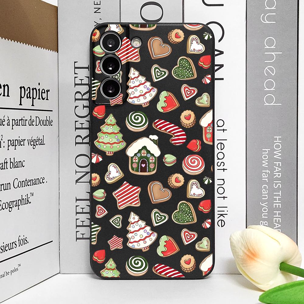 Cute New Year Gifts Snow Elk Merry Christmas Phone Case for Huawei Honor 90 70 100 Pro Nova10 11 9 P60 P30 Mate 50Pro Soft Cover