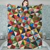 Hawaiian Floral Ultra-Soft Polyester Soft Blanket, Perfect Gift for Home Office Travel Outdoor, Small Throw Blanket Nap Blanket