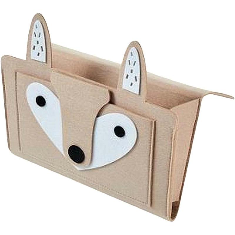 1Pc New Animal Bedside Hanging Organizer Storage Bag Felt Sofa Sorting Pocket Pouch