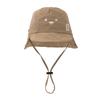 Summer Baby Hat Cartoon Bear Ear Embroidery Quick Dry Fisherman Hats for Boys Girls Neck Protection Kids Hat Breathable