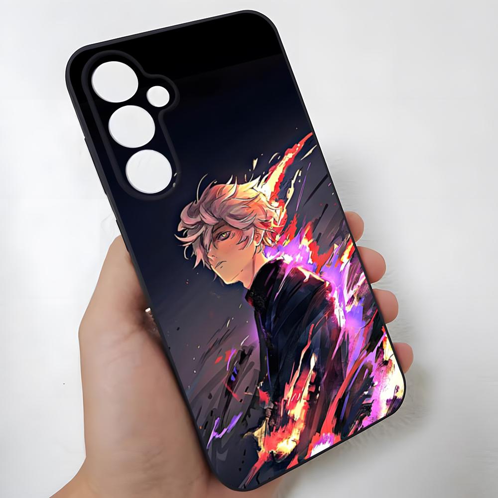 Anime Hells Paradise Phone Case For Samsung S26 Ultra S25 Edge Ultra S23 S22 S21 S20 Ultra Plus S24 Fe Glass Cover