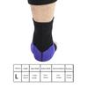 1Pc Ankle Sprain Support Bandage Sport Basketball Knitted Injury Protector Brace(L)