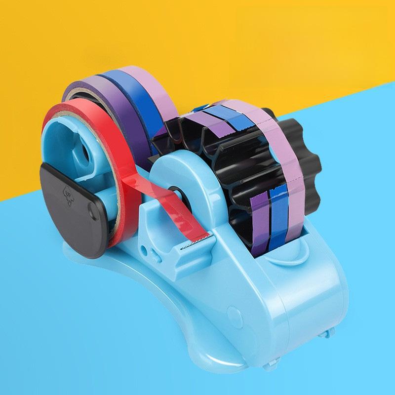 Automatic Multifunctional Tape Dispenser: Plastic Roller Cutter for Sealing and Stationery Tape