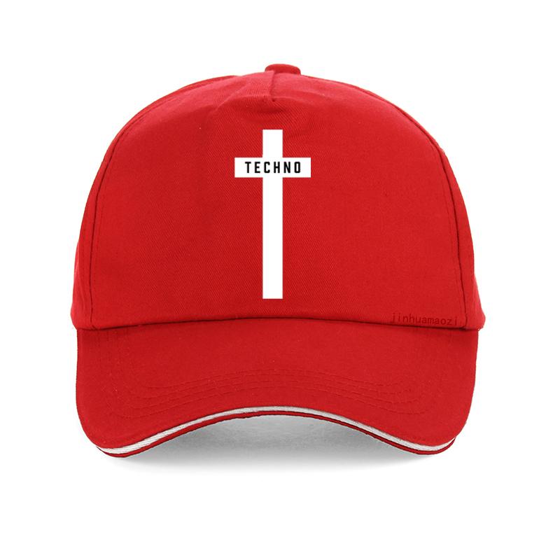 Techno Cross Printed hat Unisexs Womens Unisex Music Festival Black Detroit baseball cap Summer adjustable Snapback hats