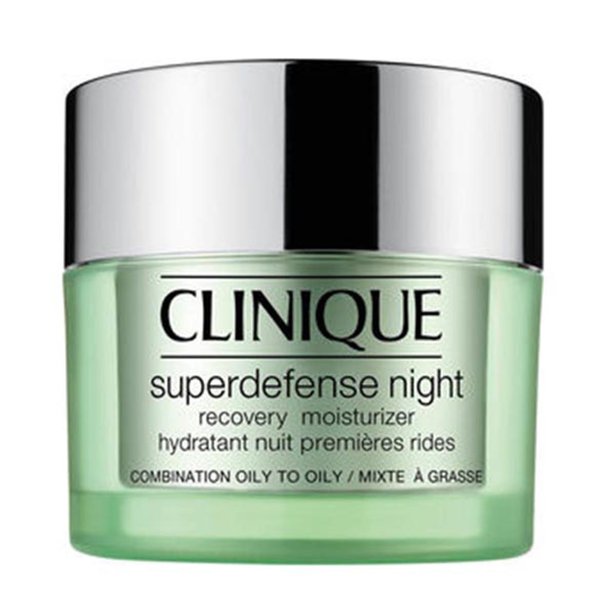 Clinique, Superdefense Nacht, Parfümfrei, Feuchtigkeitsspendend, Nacht, Creme, Für das Gesicht, 50 ml