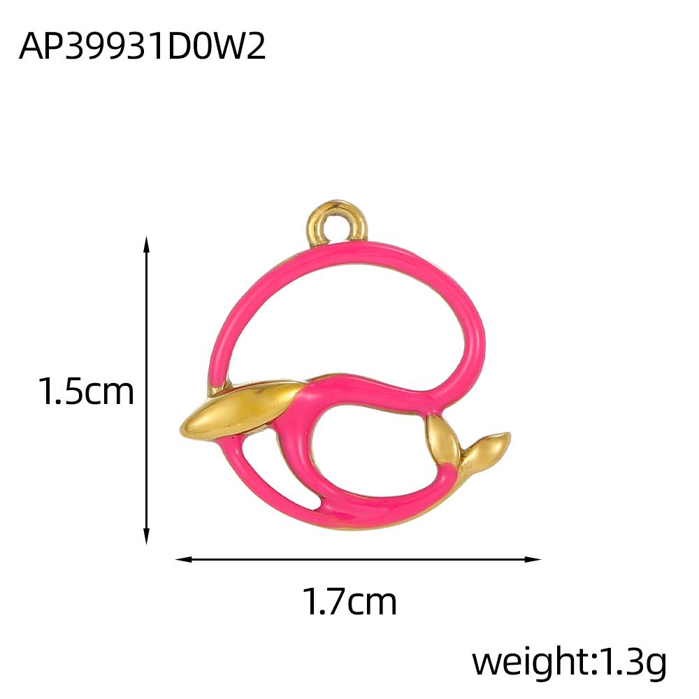 CARLIDANA New Design Non Tarnish Beach Charm Stainless Steel Dolphin Gold Color Starfish Fish Oil Drop Charms for Jewelry Making