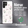 Easter Phone Case For Samsung S26 S25 S24 S23 S22 S21 Plus Ultra Note20 Glass Magnetic Case
