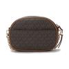Michael Kors Jet Set Presbyopia Printed Fashion Commuting Artificial Leather Shoulder Crossbody Bag Women's Brown Small
