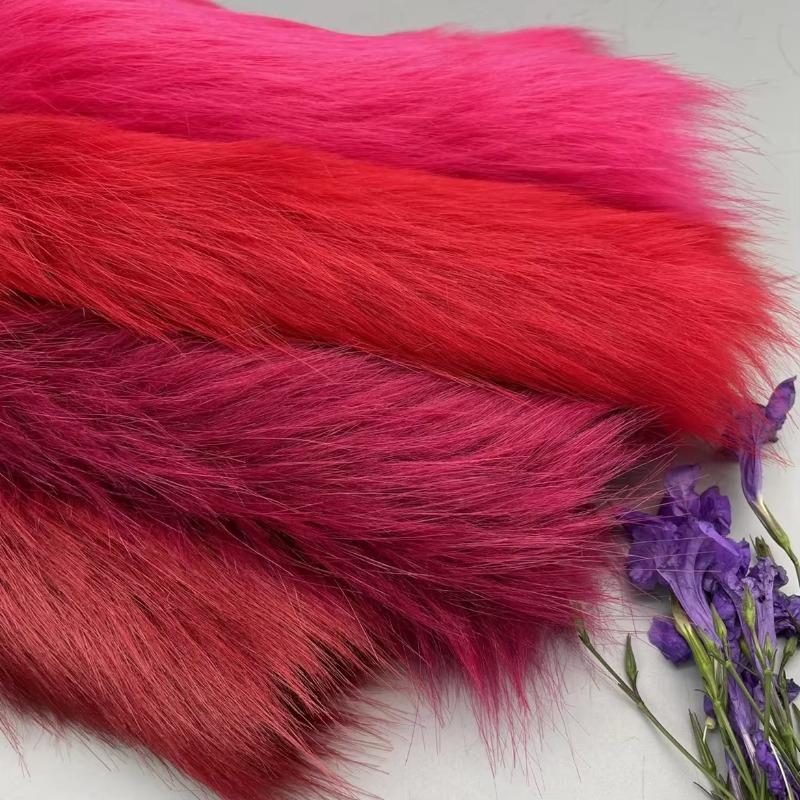 5cm Plush Thickened Fur Fabric By The Meter Coats Bags Clothes Sewing High-grade Imitation Fox Cloth Decorative Winter Plain Diy