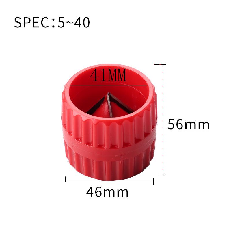 CT-208 Пластиковый, Медный и Железный Трубный Фаскосниматель Красный и Синий