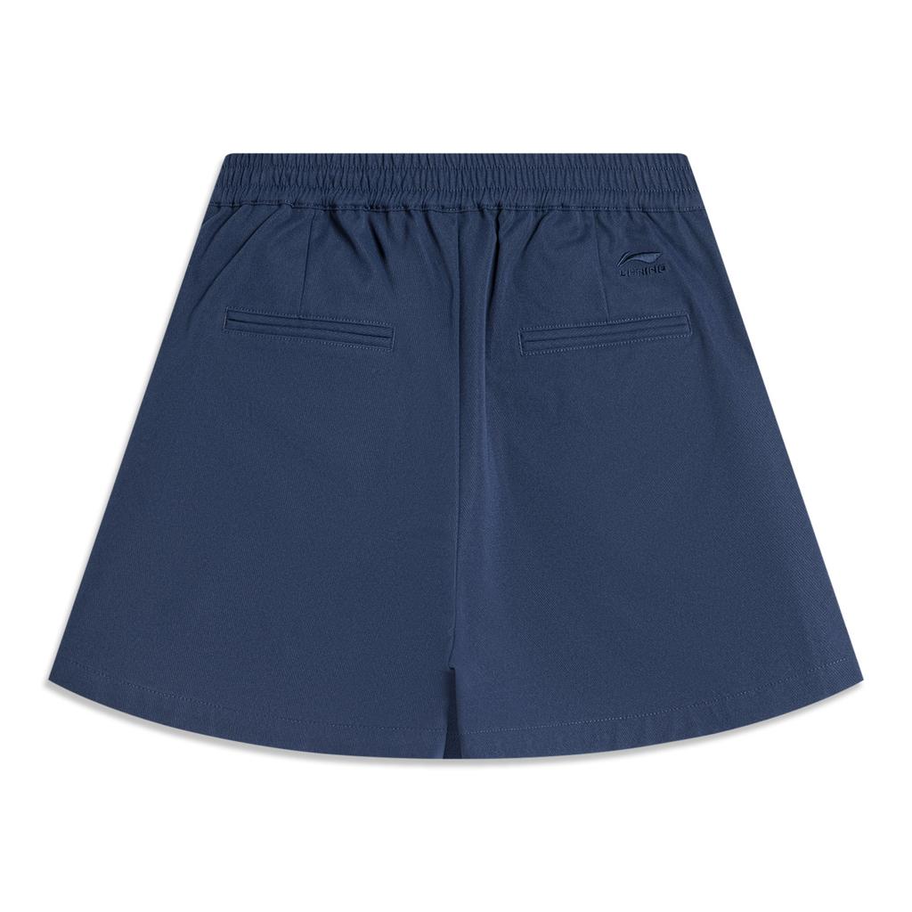 Li Ning X Disney Monsters University Collaboration Letter Print Mid Waist Versatile Breathable Skirt Pants Casual Shorts Women Shorts ASKU126-2