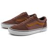 Vans Ward  Guard Comfortable Versatile Low-Top Skate Shoes Men Sneaker Brown White VN000CZFCHG