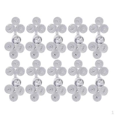 10 Set Chinesische Knöpfe Radverschluss Befestigungen Nähen Hochzeit Deko