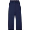 Li Ning Casual Minimalist Color Block Straight Loose Knit Sports Pants Women Pants Deep-Navy AYKV620-3