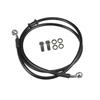 BULLSPANN Motorcycle Brake Hose Clutch Hose Oil Hose Black Angle