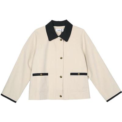 Betu Women's 2025 Autumn Color Block Short Jacket