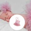Set Rochie Atractivă pentru Fotografie Nou-Născuți Fete Costum Fluture din Tul 0-1 Lună Cadou Baby Shower Recuzită Foto