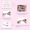 Water Proof Magnetic False Eyelashes Kit Black Heated Eyelashes Curler 3D Magnetic Eyelash Curler