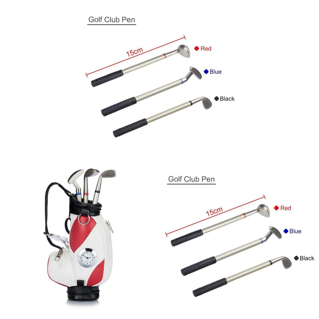 Golf Ball Shape Pen Holder With Zinc Alloy Material For Office Desk Decor And Gift