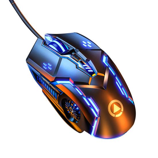 G5 Wired Mouse Mute Computer Accessories RGB BackLight Ergonomic USB 3200DPI E-Sports Mechanical