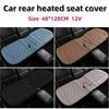 Heated Rear Car Seat Cover Car Heating Cushion Winter Heated Seats Auto Seat Warmer 12V Seat Cushion For Rear Car Seats Cushion