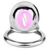 LEZEE Male Chastity Cage Chastity Belt With Peeing Hole Silicone Imitation Clitoris Plug Penis Cages Urethral Lock Sex Toys