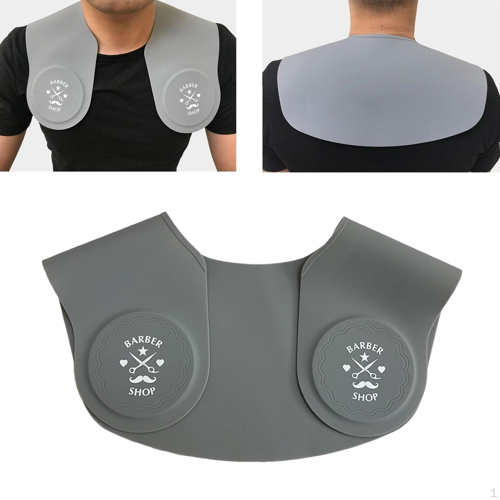 Hair Waterproof Haircut Styling Tool Professional Accessories Hairdressing Protective Pad Neck Grey A