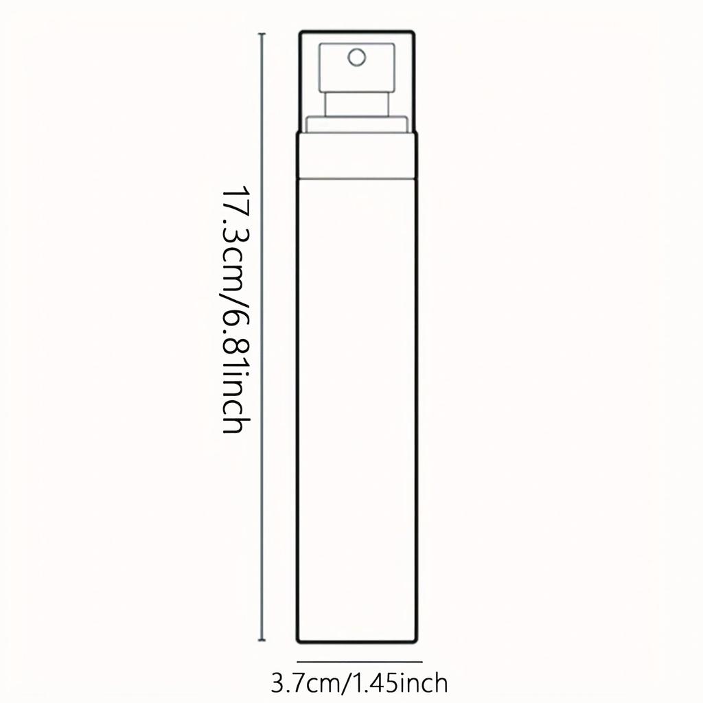 1 Stk/3 Stk/5 Stk-Parfümflasche Zylindrische Sprühflasche Leere tragbare ätherische Ölflasche Kosmetikprobenverpackung