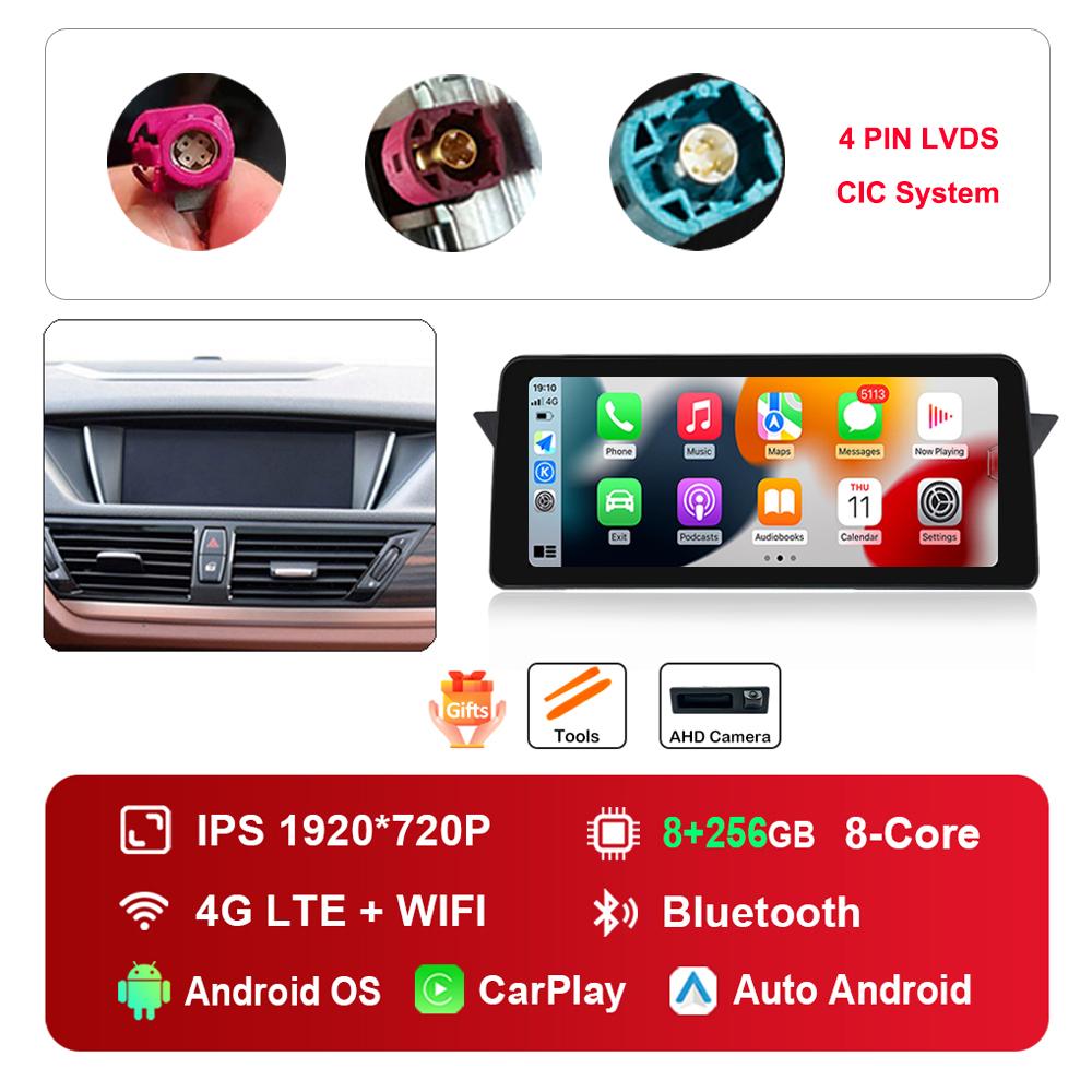 12.3 Inch for BMW X1 E84 2009 -2015 CIC System DSP Stereo GPS HD Touch Screen Android Car Radio Multimedia Player GPS 4G WiFi