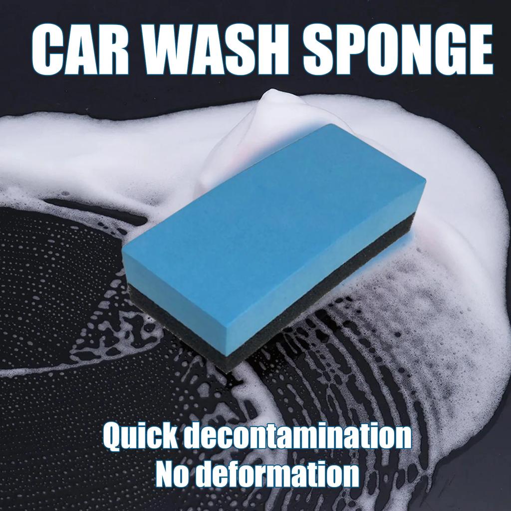 30/1PCS Car Ceramic Coating Sponge Applicator Glass Nano Wax Coat Sponges Blue Square Sponge and Cloth Cleaning Accessory