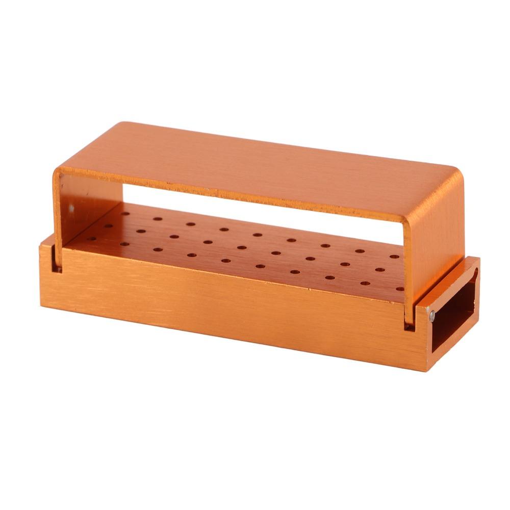 High Speed Disinfection Box Case Low Speed Dental Burs Organizer Handpiece Burs Block  Laboratory