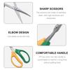 Gardening Tool Scissors Two-color Branch Bonsai Scissors Elbow Rare Fruit Picking Grape Scissors Picking Tool Garden